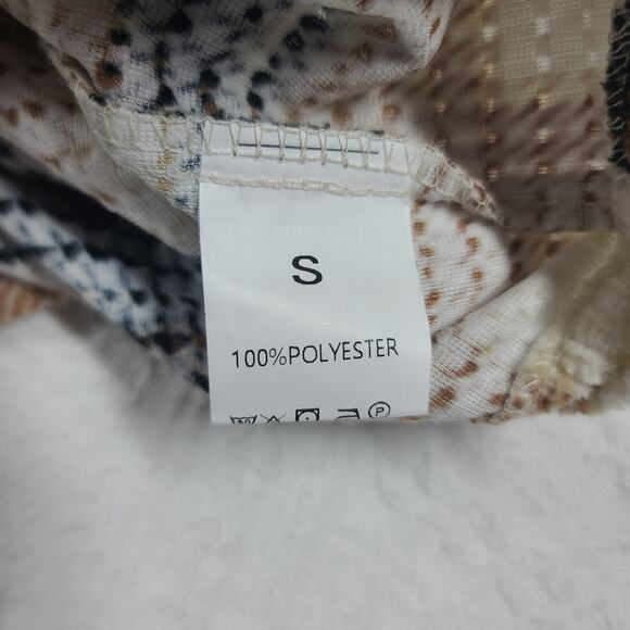 Lumberjane crop super soft Women's plaid textured flannel shacket Sz Small Fall - Picture 6 of 8